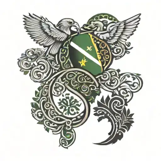 Ireland And Brazil Becoming One Unity Symbol Made