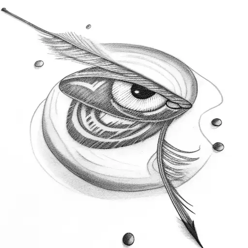 Lighting Storm With A Feather