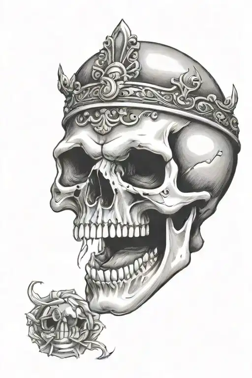 Skull With Open Mouth