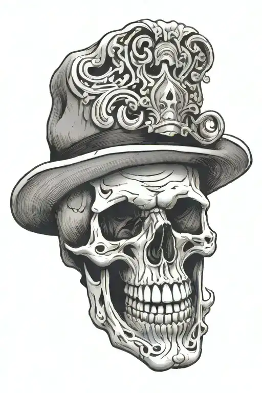 Skull With Open Mouth