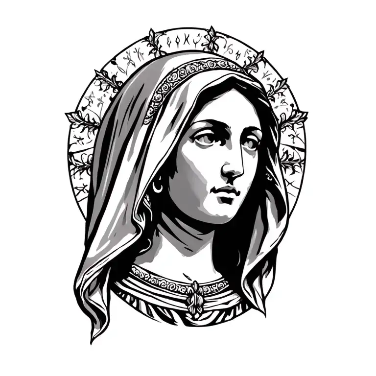 American Traditional Virgin Mary