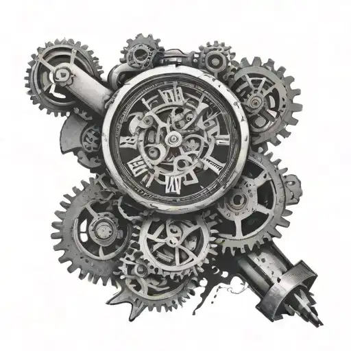 Dexter Morgan Clock Gears