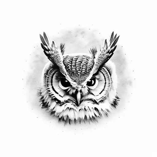 Half Dead Owl Killing A Rattle Snake