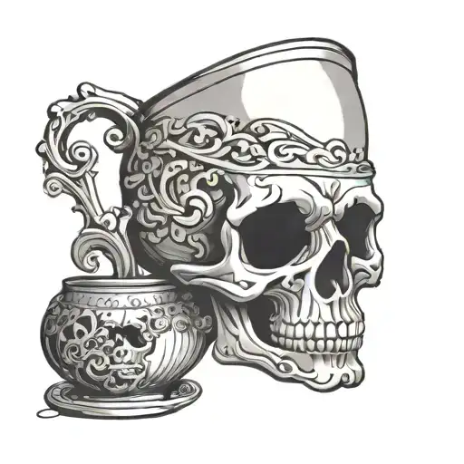 Skull Cup Ove Lake Looking
