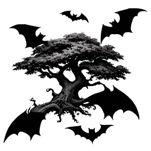 Poison Tree With Bats