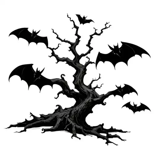 Poison Tree With Bats