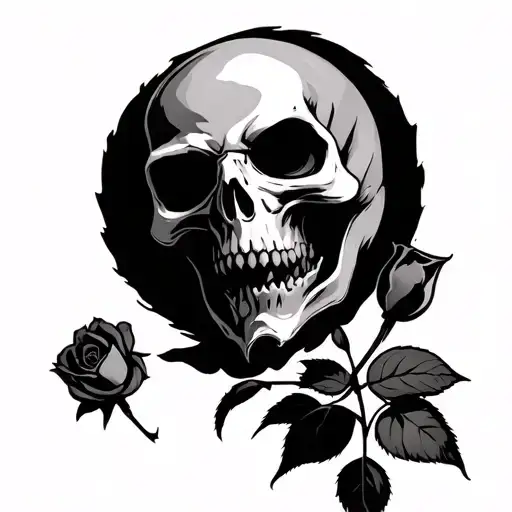 Reaper Holding A Rose