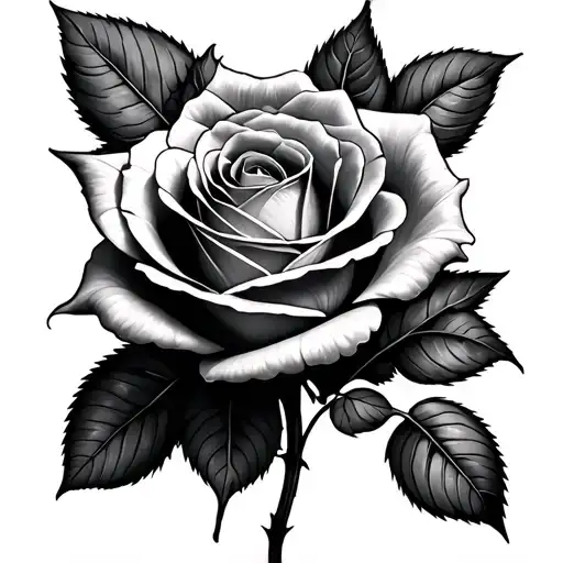 Rose With Evelyn As Stem