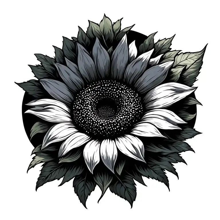 Lower Back Sunflower