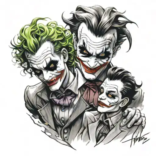 Joker Heath Ledger And Hisoka Hunter X