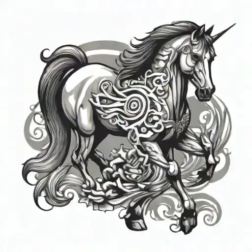 Year Of The Horse With Pisces In It With The Armor