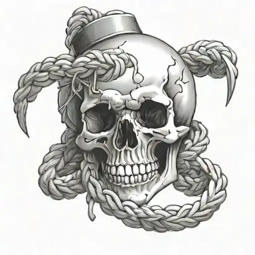 Skull And Noose Knot