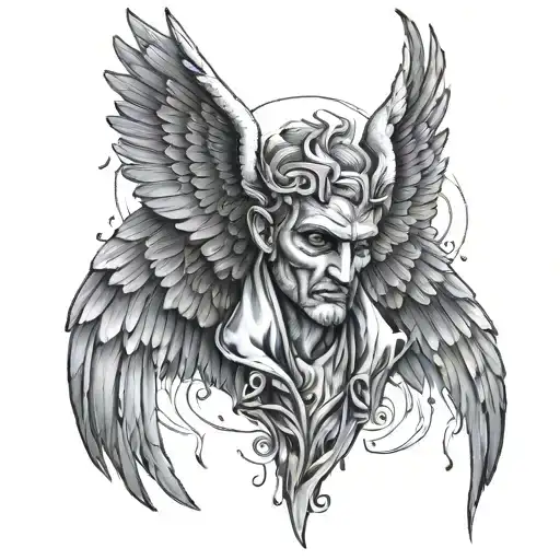 Tears Of Lucifer And Icarus Plummeting