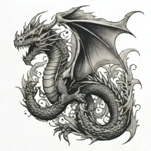 A Dragon Flying