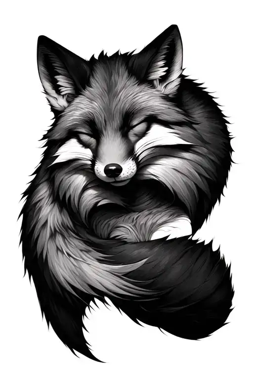 Sleeping Fox
