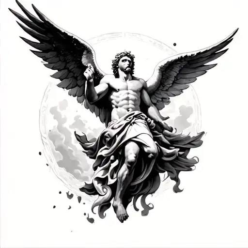 Icarus Falling St Michael