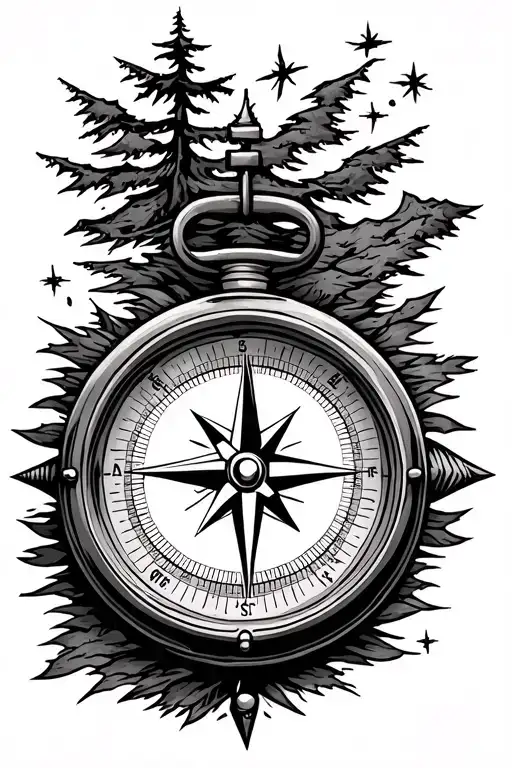 Compass Traveler Hiking Traditional Style