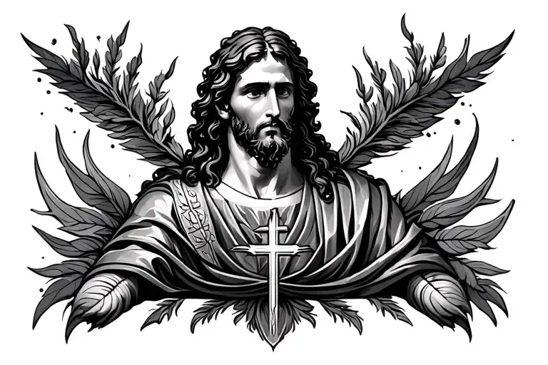 Christian Shoulder Tattoo Design Inspired