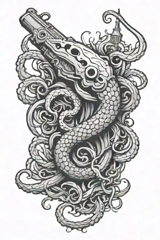 Guns Ammo Knife Kraken