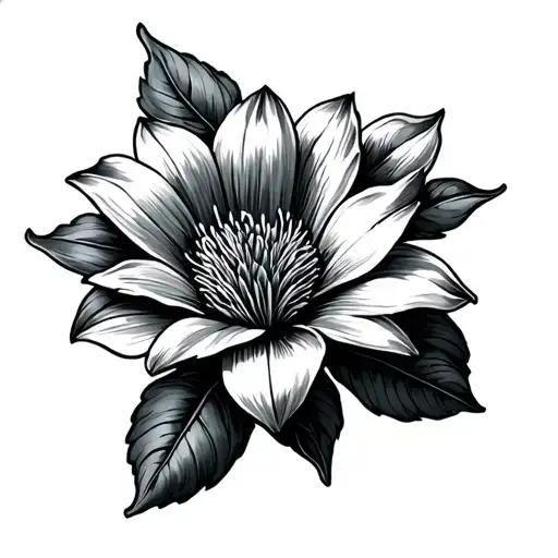 Lottus Flower Fine Line