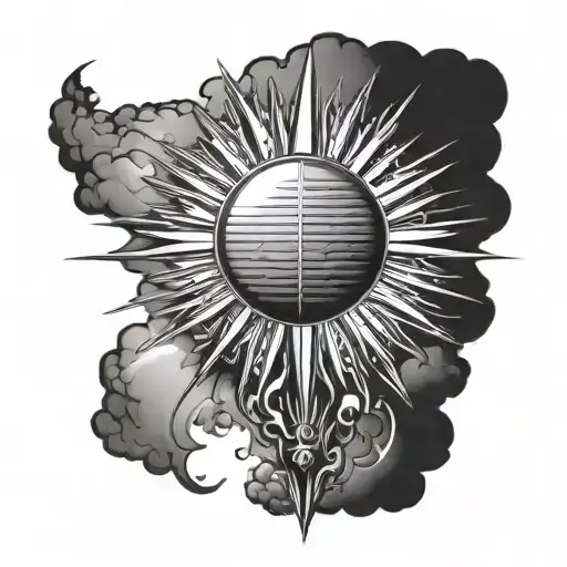 Light Rays Coming Light Emanating Light Shining Sun