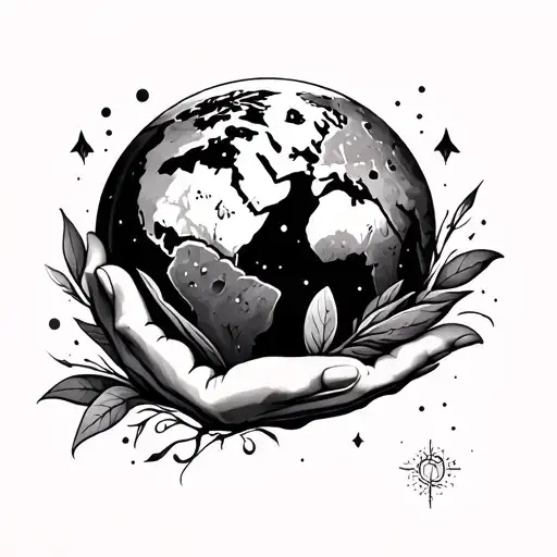 Mother Earth Hand