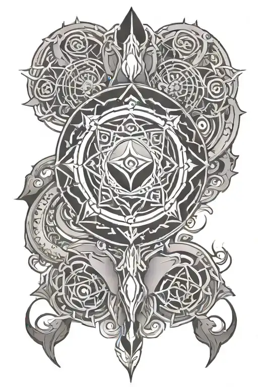 Chakra Inspired Tattoo Featuring The Air Nation Symbol From Avatar