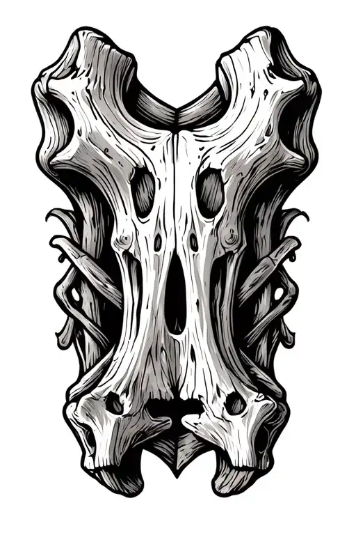 Elbow Bone Made Of Wood