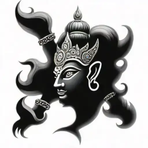 Hindu God Tatoo Degion In Meaning
