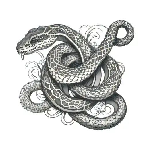 Snake And Infinity Symbol