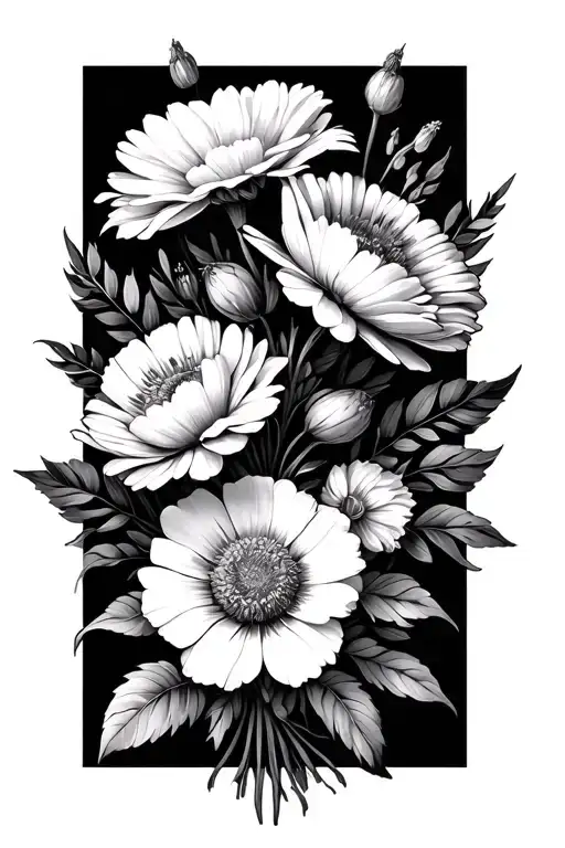 Birth Flower Bouquet