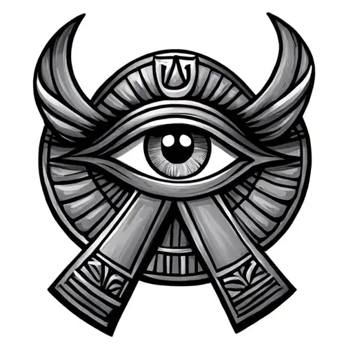 Ankh Symbol With Eye