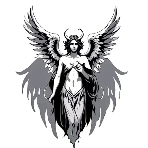 Angel Demon Hope Symbol