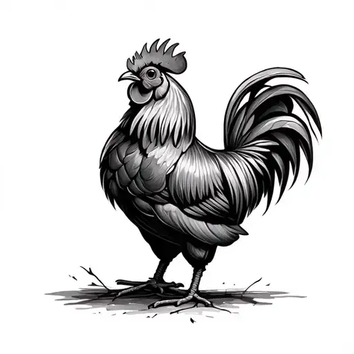 Heihei Skinny Tinyy Rooster