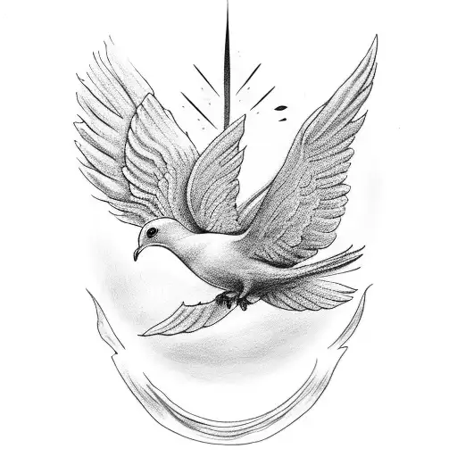 Bible Transforming Into A Dove