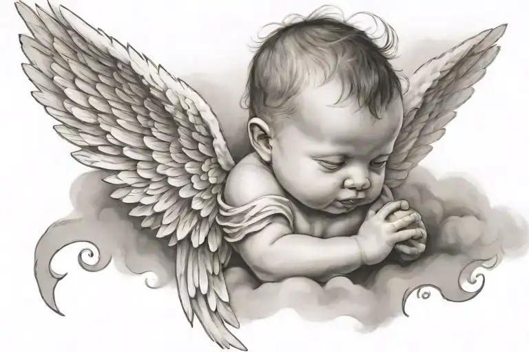 Angel Wings Baby Boy 1111 Incorporated