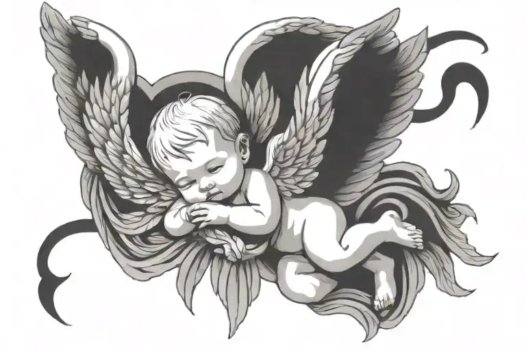 Angel Wings Baby Boy 1111 Incorporated