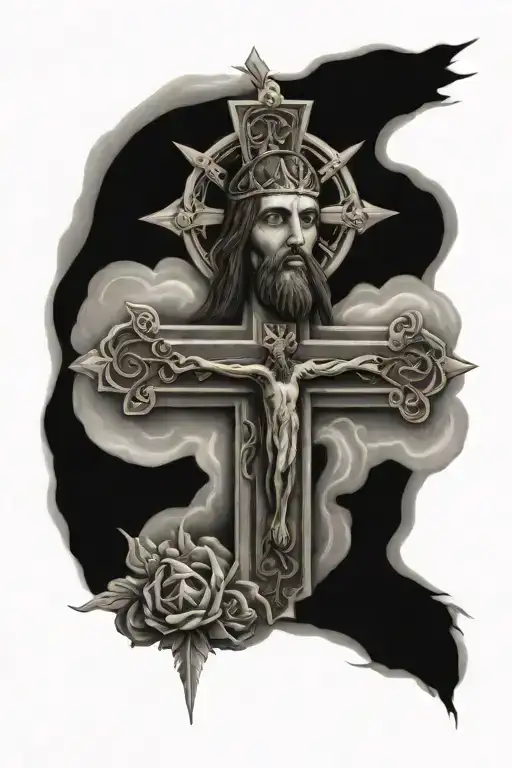 Crosses And Jesus Christ