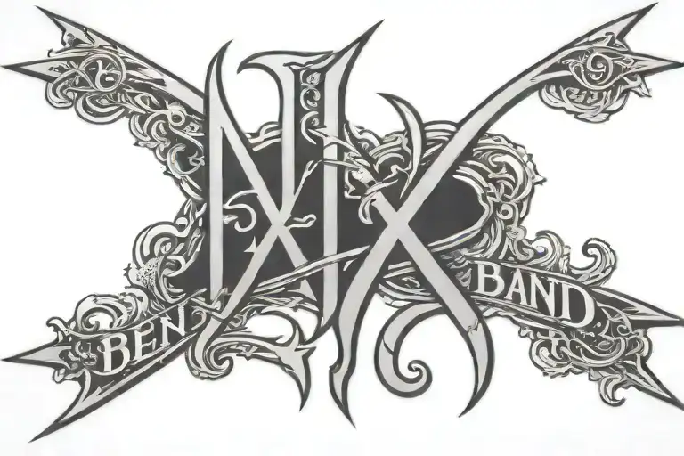 Ben Z Band Letters