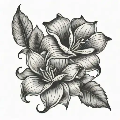 Two Flowers Together For My Wife