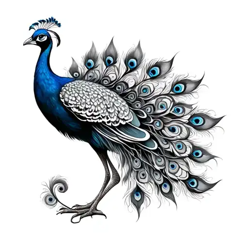 Number 8 With Peacock