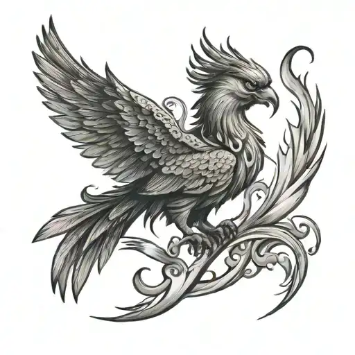 Phoenix With Arm Band