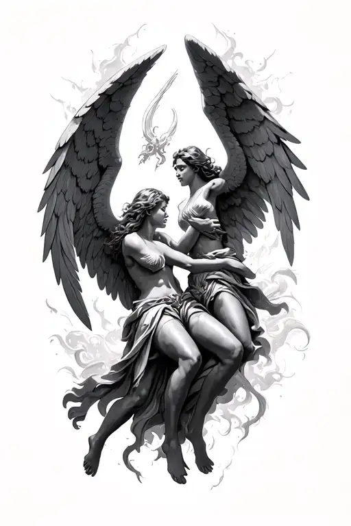 Angels Fighting
