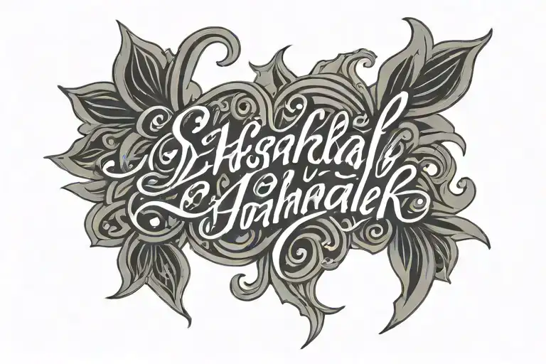 Script Font That Sya Inshallah