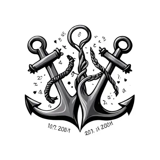 2 Anchors With Dates Of Birth