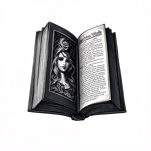 Book In Realistic Style