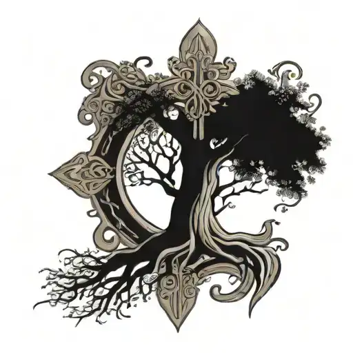 Tree Of Life Cross