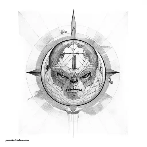 Titan Atlas Segurando O Mundo Nas Costas