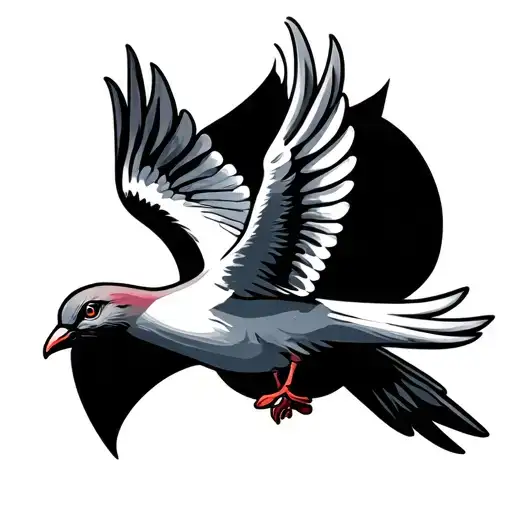 Simple Dove Representing Holy Spirit