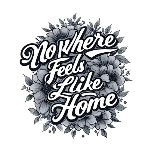 No Where Feels Like Home In Script